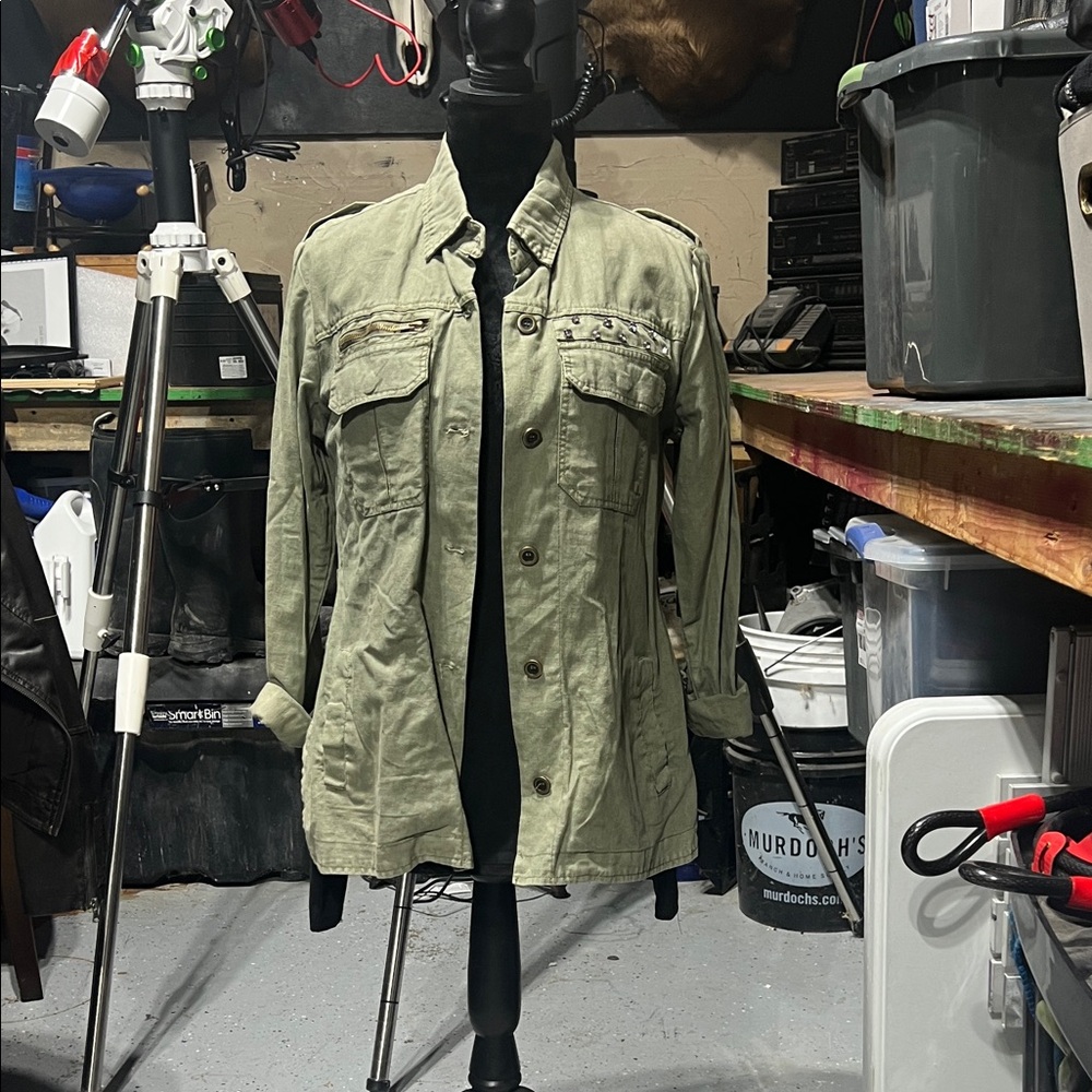 i jeans by Buffalo Olive Green Jacket